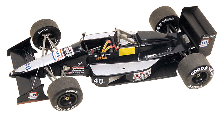 Tameo - TMK099 AGS JH23 Cosworth - 1989 - White Metal Car Kit - Scale 1:43, Made in Italy