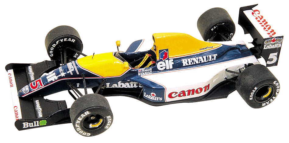 Tameo - TMK148 Williams FW-14 Renault - 1991 - White Metal Car Kit - Scale 1:43, Made in Italy