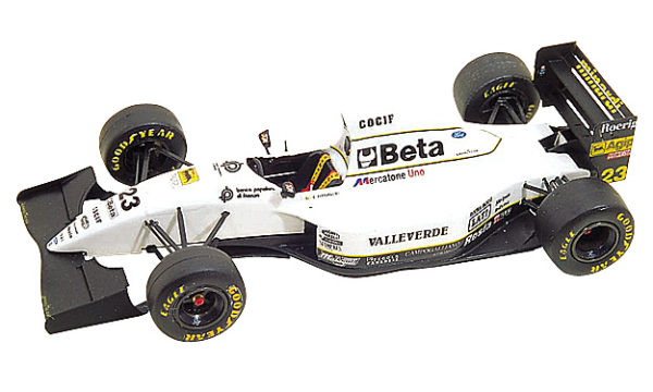 Tameo - TMK173 Minardi M-193 Ford- 1993 - White Metal Car Kit - Scale 1:43, Made in Italy