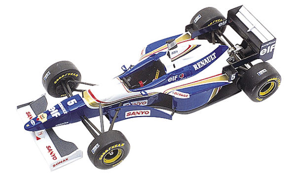 Tameo - TMK215 Williams FW-18 Renault - 1996 - White Metal Car Kit - Scale 1:43, Made in Italy