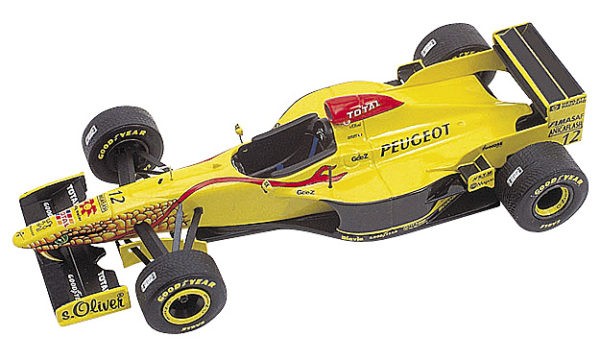 Tameo - TMK243 Jordan 197 Peugeot - 1997 - White Metal Car Kit - Scale 1:43, Made in Italy