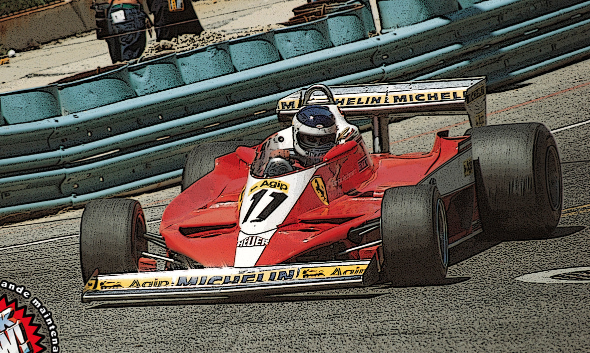 Tameo - TMK341 Ferrari 312 T3 - 1978 - White Metal Car Kit - Scale 1:43, Made in Italy