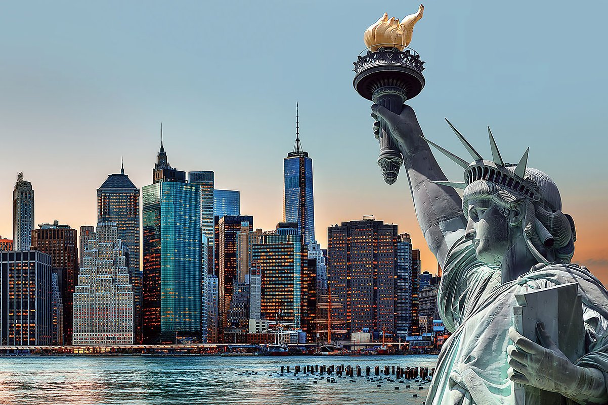Tomax - 1000pc Manhattan Sykline