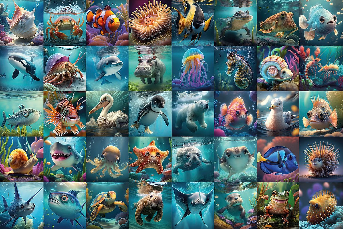 Tomax - 1000pc Sea Animals