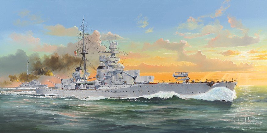 Trumpeter - Italian Zara Hvy Cruiser 1:350