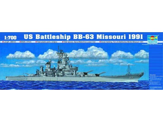 Trumpeter - Uss Missouri 1991 Bb-63 1:700