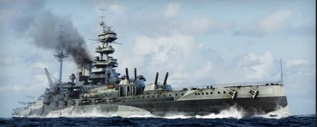Trumpeter - Hms Malaya Brit Battleship:700