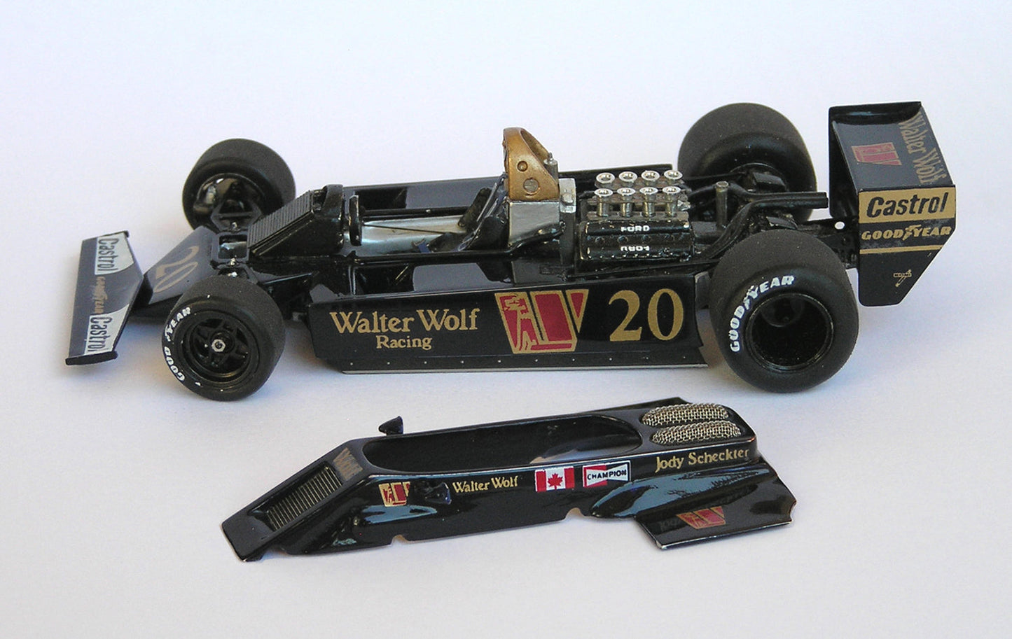 Tameo - FORD Canadian GP 1978 German GP 1978 - White Metal Car Kit - Scale 1:43