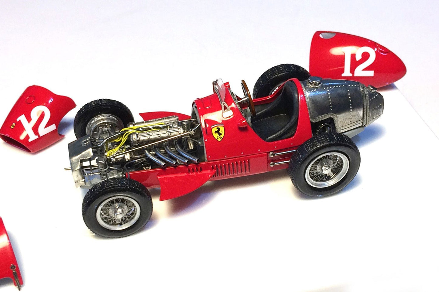 Tameo - WCT 052 Ferrari 500 F2 Italian GP 1952 - White Metal Car Kit - Scale 1:43