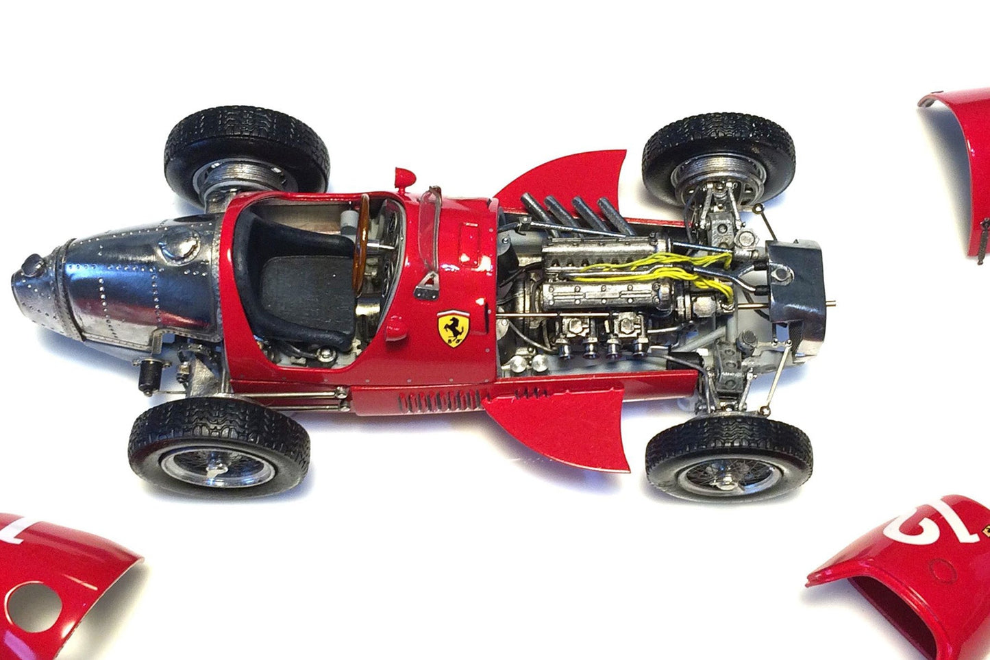 Tameo - WCT 052 Ferrari 500 F2 Italian GP 1952 - White Metal Car Kit - Scale 1:43