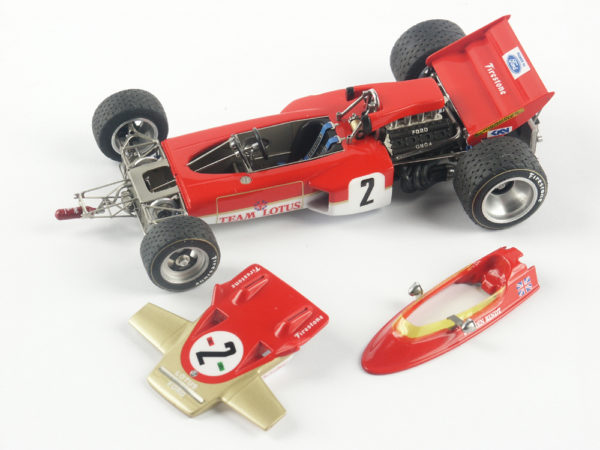 Tameo - WCT070 Lotus 72 Ford - 1970 German Grand Prix - White Metal Car Kit - Scale 1:43, Made in Italy