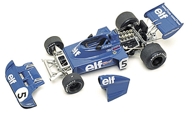 Tameo - WCT073 Tyrrell 006 Ford - 1973 Italian Grand Prix - White Metal Car Kit - Scale 1:43, Made in Italy