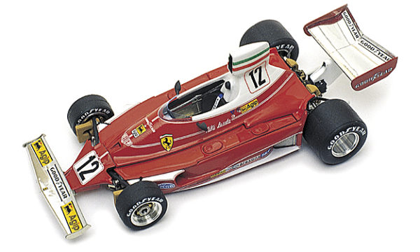 Tameo - WCT075 Ferrari 312T - 1975 Monaco Grand Prix - White Metal Car Kit - Scale 1:43, Made in Italy