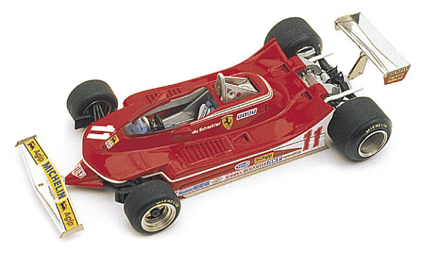 Tameo - WCT079 Ferrari 312T4 - 1979 Italian Grand Prix - White Metal Car Kit - Scale 1:43, Made in Italy