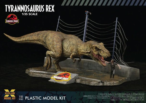 X-Plus - JP T-Rex Chasing Malcom 1:35