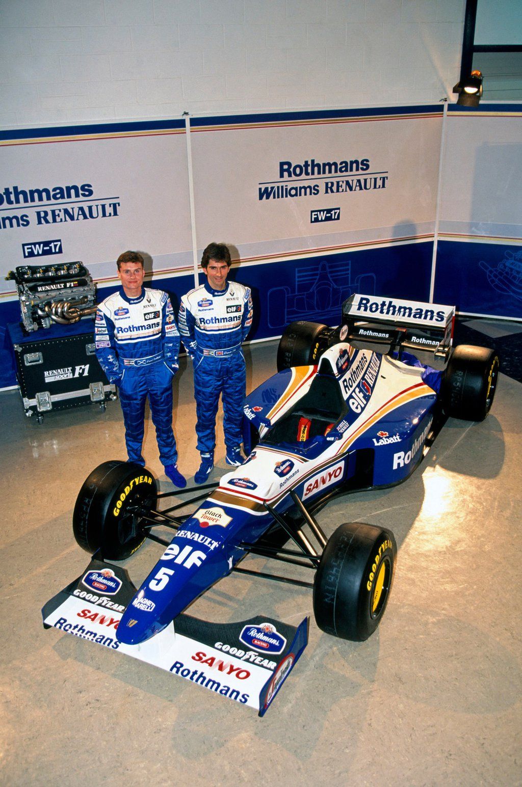 Tameo - TMK209 Williams FW-17b Renault - 1995 - White Metal Car Kit - Scale 1:43, Made in Italy