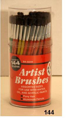 Economy Camel Brushes 1-6 144