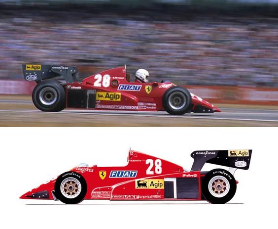 Tameo - TMK336 Ferrari 126 C3 - 1983 - White Metal Car Kit - Scale 1:43, Made in Italy
