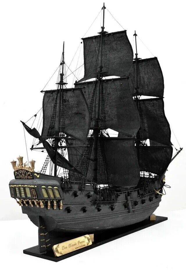 ZHL - The Black Pearl Golden Version 2021 Wood Model Ship Kit 31 Inch