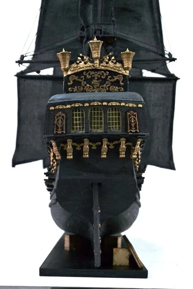 ZHL - The Black Pearl Golden Version 2021 Wood Model Ship Kit 31 Inch