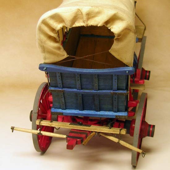 MODEL TRAILWAYS CONESTOGA WAGON 1:12 SCALE