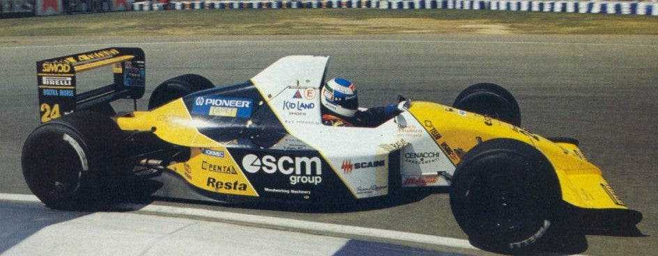 Tameo - TMK126 Minardi M-190 Cosworth- 1990 - White Metal Car Kit - Scale 1:43, Made in Italy