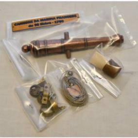 Mantua - 807 French Marine Cannon - All Wood & Metal Kit 1:17 Scale Kit