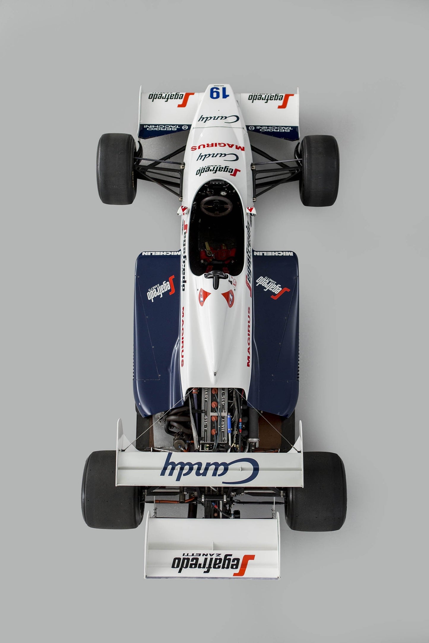 Tameo - TMK227 Toleman Tg-184 Hart - 1984 - White Metal Car Kit - Scale 1:43, Made in Italy