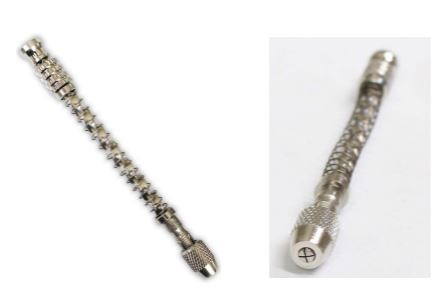 3.5" Small Spring Loaded Push Drill