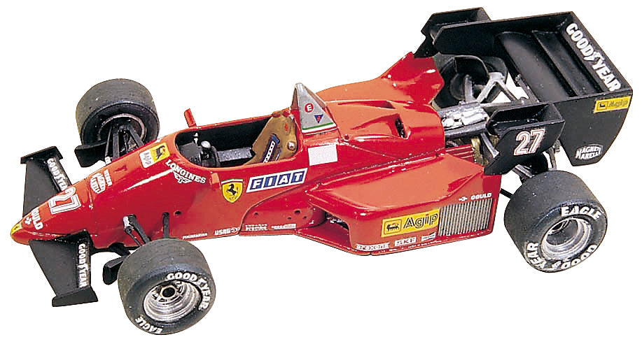 Tameo - TMK 011 Formula 1 Ferrari 126 C4- White Metal Car Kit - Scale 1:43, Made in Italy