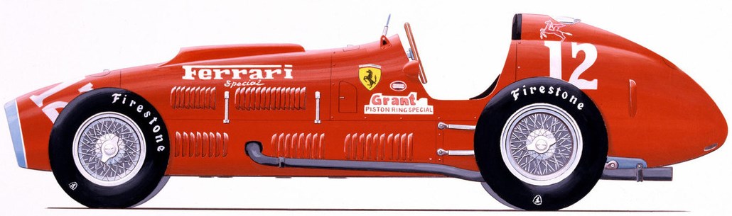 Tameo - TMK439 1952 Ferrari 375 Indianapolis Alberto Ascari with number 12