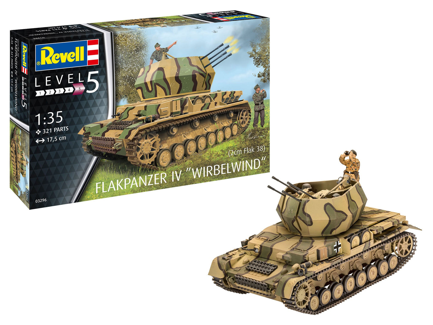 Revell - Flakpanzer IV Wirbelwind 1:35 Scale