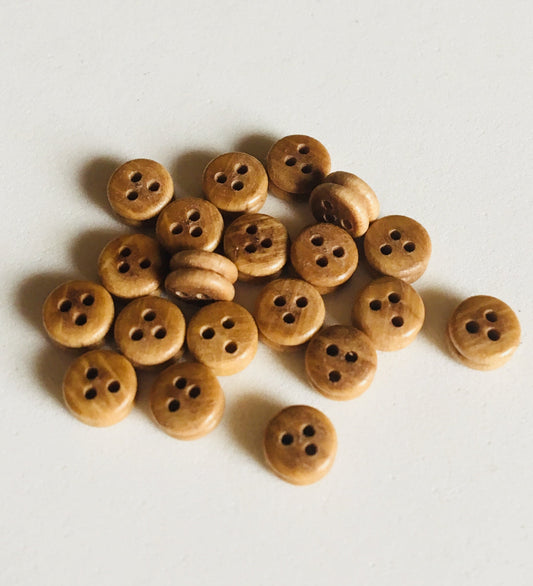 Model Expo - 3/16" (5mm) Boxwood Deadeye 40 pcs