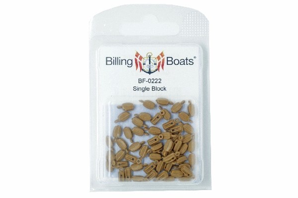 Billing Boats - Billings Boats Single Block 7mm (50qty)