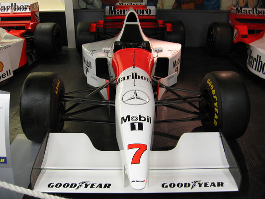 Tameo - TMK194 McLaren MP4/10 Mercedes - 1995 - White Metal Car Kit - Scale 1:43, Made in Italy