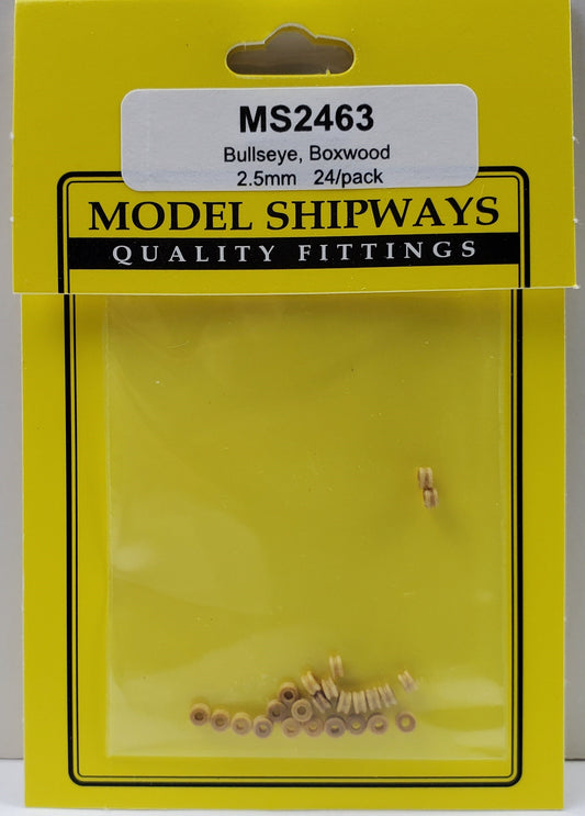 Model Expo - 3.5mm Boxwood Bullseye 24 pcs