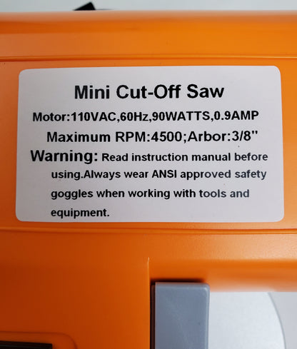 Mini Cut-off Saw with 2" Blade