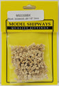 Model Expo - 1/8" (3mm) Boxwood Double Sheave Block 150 pcs