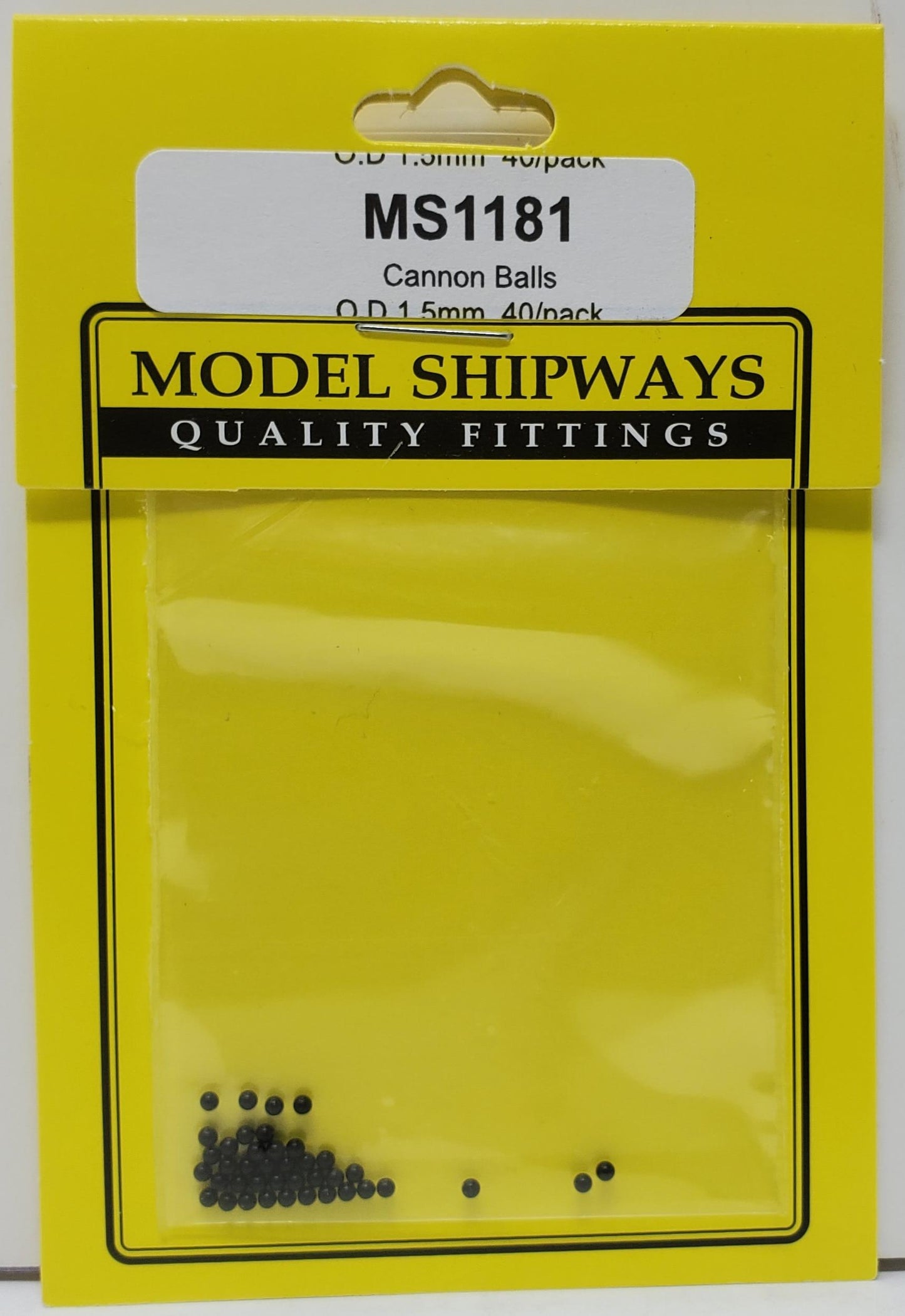 Model Expo - 1.5mm Cannonball 40 pcs