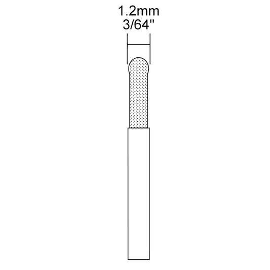 Proxxon - Diamond coated grinding bit 1.2mm 2 pcs.