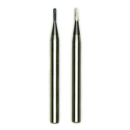 Proxxon - Tungsten carbide spear drills 2 pcs. (1/64" + 1/32")