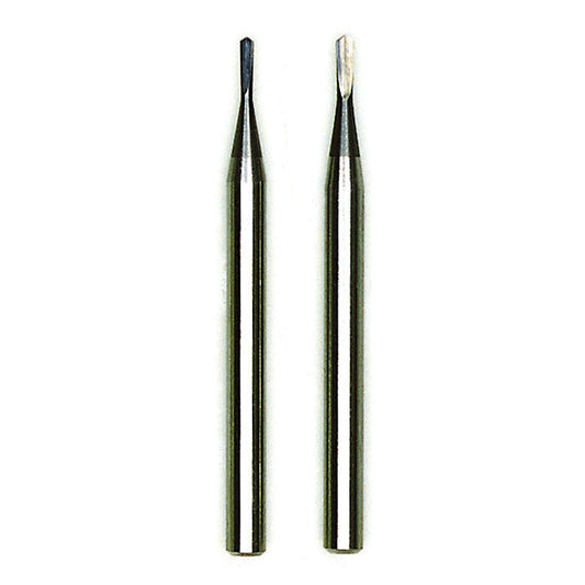 Proxxon - Tungsten carbide spear drills 2 pcs. (1/64" + 1/32")