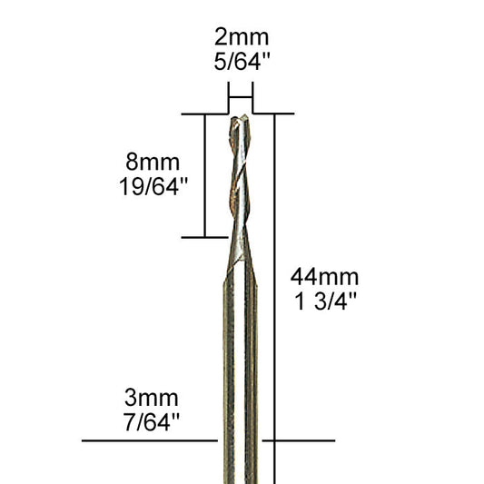 Proxxon - Tungsten carbide milling cutter, 5/64"
