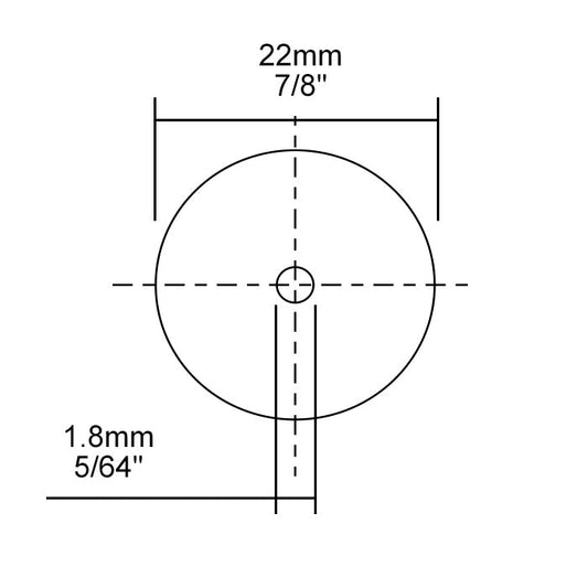 Proxxon - Cut-off-wheels, 10 pcs., 7/8"