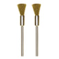 Proxxon - Brass brushes, 2 pcs., 5/16"