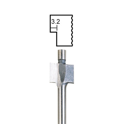 Proxxon - Rabbeting router bit R 1/8"