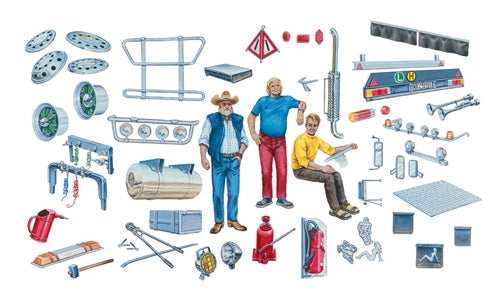 Italeri - New Truck Shop Accessories 1:24 Scale