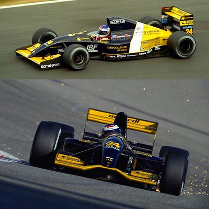 Tameo - TMK154 Minardi M-192b Lamborghini- 1992 - White Metal Car Kit - Scale 1:43, Made in Italy