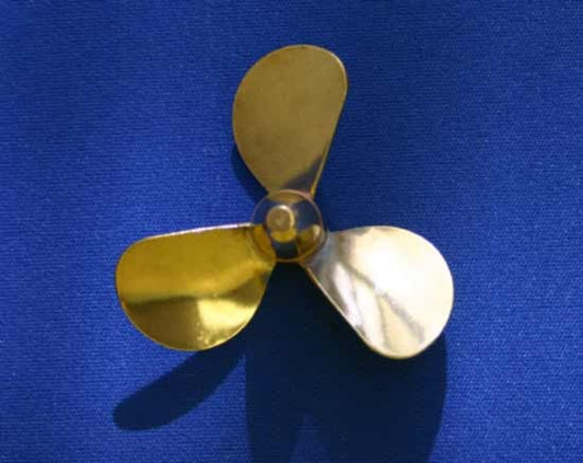Dumas - BRASS PROP 3 BLADE LH 2'' DIAMETER