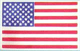 Mantua - 37444 Cloth U.S. Flag - 50 Stars & 13 Stripes - 20 x 40 MM (0.8 x 1.2")
